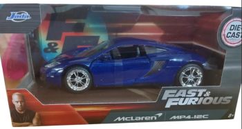 JAD35695 - McLAREN MP4 12C blu FAST and FURIOUS