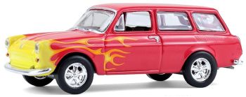 GREEN36120-B - VOLKSWAGEN Furgone Tipo 3 1963 rosso della serie CLUB VEE-DUB in blister