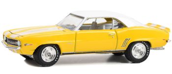 GREEN37290-D - 1969 CHEVROLET Camaro Z/28 giallo della serie BARRETT JACKSON in blister