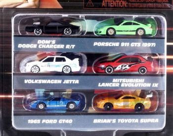JAD37292 - Confezione da 6 macchinine NANO FAST & FURIOUS