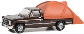 GREEN38050-D - GMC Sierra Classic 1500 del 1986 in marrone della serie THE GREAT OUTDOORS in blister