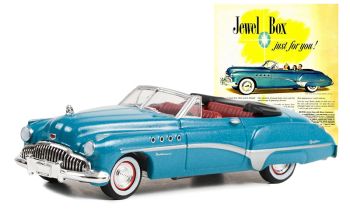 GREEN39110-A - BUICK roadmaster 1949 blu della serie VINTAGE AD CARS in blister