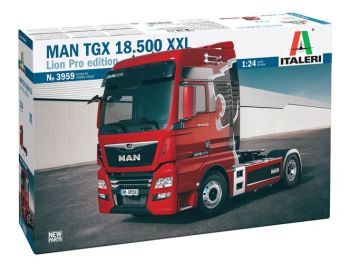 ITA3959 - MAN TGX XXL 4x2 Red Lion Pro Edition da assemblare e dipingere