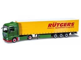 HER301701 - MAN TGX XXL Euro5 con rimorchio centinato RUTGERS