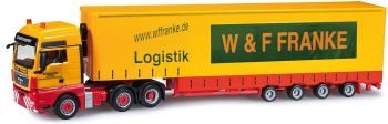 HER302883 - MAN TGX XXL 6x2 con rimorchio a 4 assi W&F FRANKE
