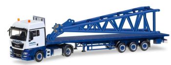 HER307222 - MAN TGX XLX 4x2 con pianale 3 assi ed elemento per gru LIEBHERR LR 1600/2 WASEL