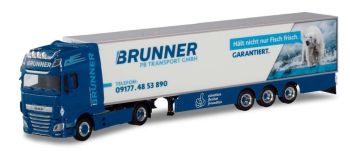 HER310055 - DAF XF SSC Euro 6 4x2 con rimorchio frigorifero 3 assi PB Transport / BRUNNER