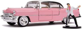 JAD31007 - CADILLAC Fleetwood 1955 rosa con figura di Elvis