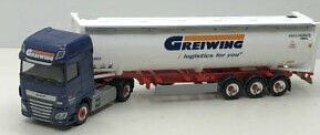HER312004 - DAF XF SSC 4x2 con portacontainer e tank container 3 assi GREIWING