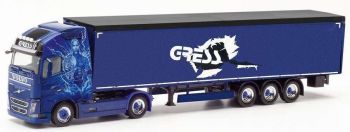 HER312219 - VOLVO FH Globttroter 4x2 con rimorchio 3 Assi GRESS Trasporti