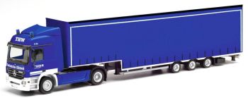 HER312608 - MERCEDES Actros 4x2 con rimorchio 3 Assi THW