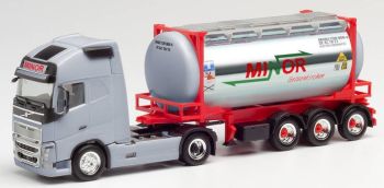 HER312844 - VOLVO FH Gl. XL 4x2 con portacontainer a 3 assi e cisterna MINOR
