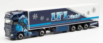 HER313261 - DAF XF SSC 4x2 con rimorchio frigorifero 3 assi IFL / NACHTMARE