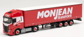 HER314060 - IVECO S-Way 4x2 con rimorchio telonato 3 assi MONJEAN