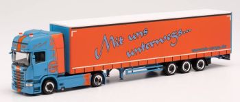 HER314800 - SCANIA R `13 4x2 con rimorchio MB Cargo 3 assi