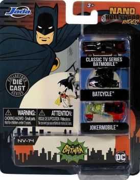 JAD31988 - 3 veicoli Batman classici