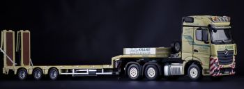 IMC32-0124 - MERCEDES Actos BigSpace 6x4 con NOOTEBOOM 3 assi HN KRANE pianale ribassato