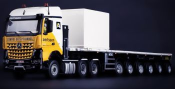 IMC32-0141 - MERCEDES Arocs StramSpace 6x4 con piattaforma e container da 10 piedi AERTSSEN