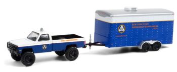 GREEN32220-C - CHEVROLET M1008 con rimorchio 1987 New York Communications in blister