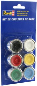 REV32342 - 6 vasetti di vernice smaltata 14 ml Colori di base