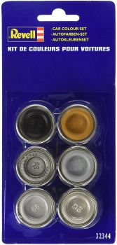 REV32344 - 6 barattoli di vernice smaltata da 14 ml Colori per auto