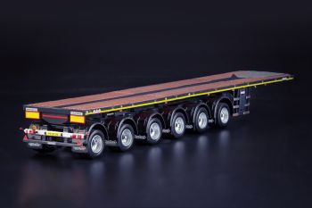 IMC33-0162 - Pianale a 6 assi NOOTBOOM OVB con container da 10 piedi