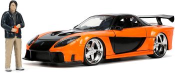 JAD33174 - Widebody MAZDA RX-7 del 1995 con figura di Han Fast and Furious