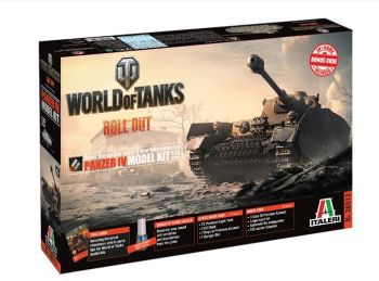 ITA36513 - Tank Panzer IV WORLD OF TANKS da montare e verniciare