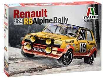 ITA3652 - RENAULT 5 Alpine Rally da montare e verniciare