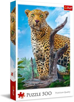 TRF37332 - Puzzle da 500 pezzi del leopardo selvaggio