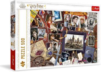 TRF37400 - Puzzle 500 Pezzi HARRY POTTER Memoria di Hogwarts
