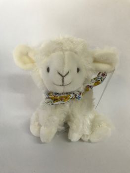 DC3817-01 - Foulard floreale in peluche con chouchou di agnello