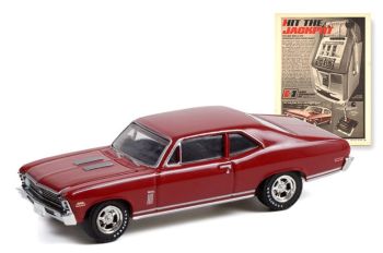 GREEN39090-C - 1970 CHEVROLET Nova dalla serie VINTAGE AD CARS sotto blister