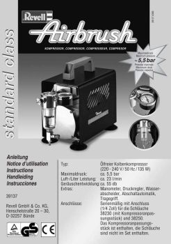 REV39137 - Compressore aerografo di classe standard per aerografo
