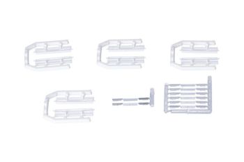 HER054706 - Paraurti KRONE bianchi - 8 pezzi