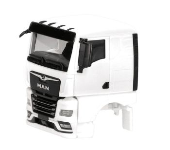 HER086363 - MAN TGX GN cabina, bianco - 2 pezzi da assemblare