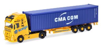 HER318822 - VOLVO FH 4x2 con porta-container a 3 assi Acargo -CMA-CGM