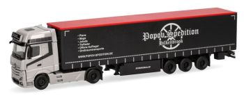 HER318891 - MERCEDES BENZ Actros L 4x2 con rimorchio a 3 assi POPOV Spedition