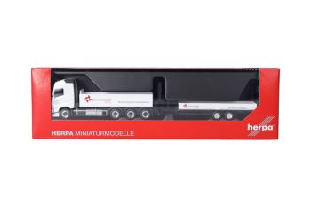 HER319119 - VOLVO FH GL 8x4 con gru e rimorchio ribassato 2 assi SCHACHINGER