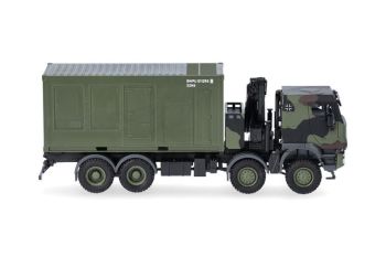 HER747288-002 - IVECO Trakker 8x8 con container da 20 piedi e gru della Bundeswehr
