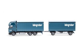 HER958769 - SCANIA CR20 HD 6x2 con cassone e rimorchio 1+1 assi LEIMGRUBER