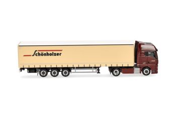 HER962216 - MAN TGX GX 4x2 con rimorchio a 3 assi SCHONHOLZER