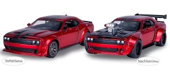 JAM402614 - DODGE Challenger SRT Jailbreak 2022 Rossa 2 in 1 costruibile