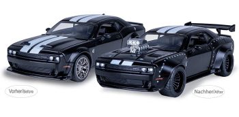JAM402615 - DODGE Challenger SRT Jailbreak 2022 Nera 2 in 1 costruibile