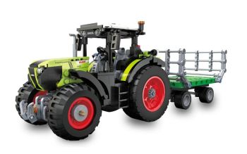 JAM402945 - CLAAS Arion 660 con pianale per balle di paglia - BRICKS - 488 pezzi