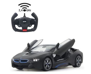 JAM404570 - BMW i8 negro con puertas funcionales - Radiocontrol