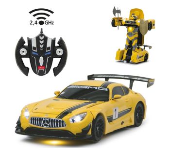 JAM410029 - MERCEDES-AMG GT3 amarilla - Transformable - Radiocontrolado