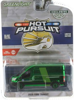 GREEN43035-EVERT - FORD Transit 2020 verde Servizio doganale degli Stati Uniti della serie HOT PURSUIT in blister
