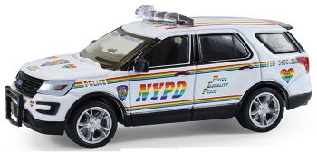 GREEN43050-C - FORD Explorer 2016 NYPD - Dipartimento di Polizia di New York della serie HOT PURSUIT (in blister)