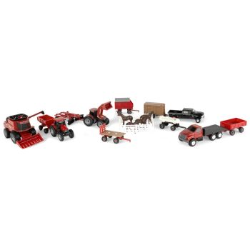 ERT44091 - Set di 20 Veicoli e accessori CASE IH